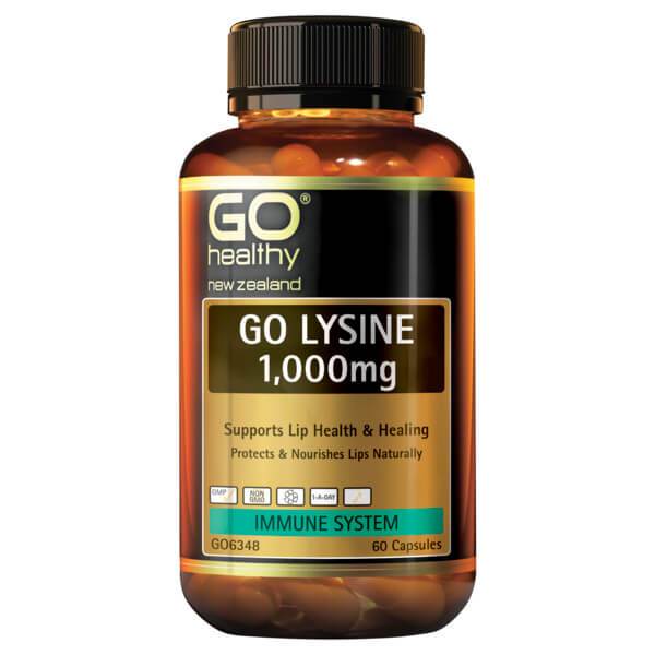 Go Healthy Go Lysine 1,000mg 60 Caps