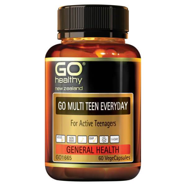 Go Healthy Go Multi Teen Everyday 60 Veggie Caps