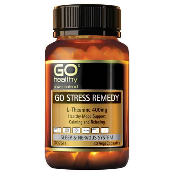 Go Healthy Go Stress Remedy 30 Veggie Caps