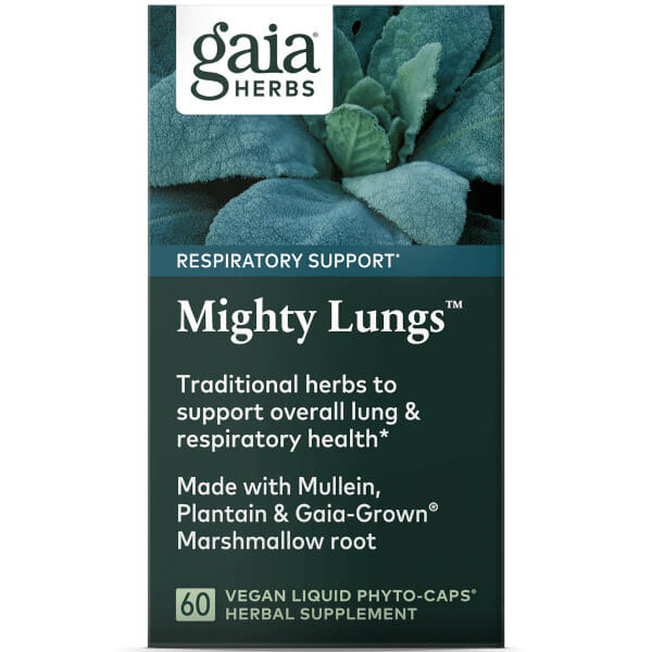 Gaia Herbs Mighty Lungs 60 Caps