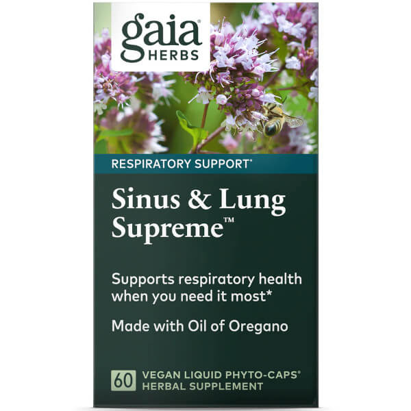 Gaia Herbs Sinus & Lung Supreme 60 Caps