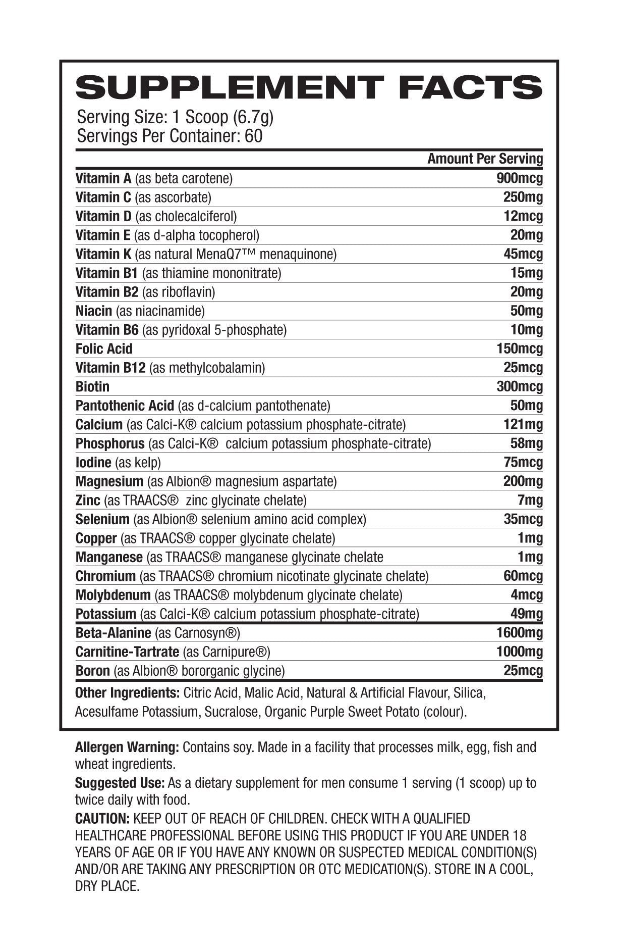 Gaspari Nutrition Anavite 180 Tabs - Supplements.co.nz
