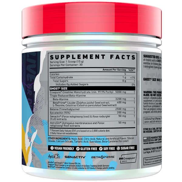 Ghost Size V3 30 Serves