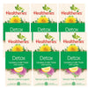 Healtheries Detox Tea with Dandelion, Milk Thistle & Lemon 20 Bags x6 (6x Packages)