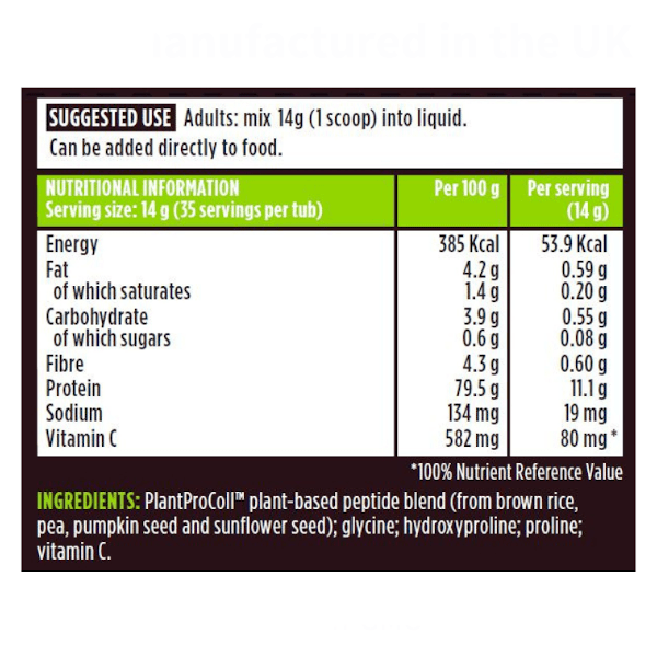 Igennus Pure & Essential Vegan Pro-Collagen 500g