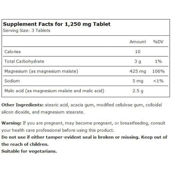 Source Naturals Magnesium Malate 90 Tabs
