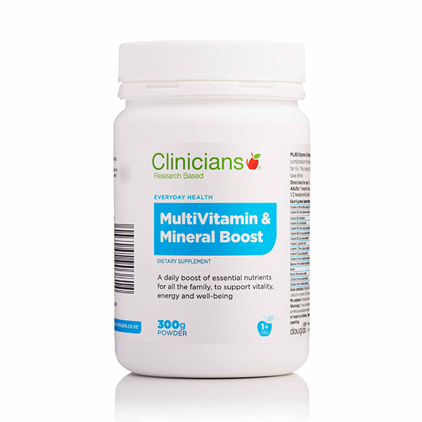 Clinicians MultiVitamin & Mineral Boost Powder 300g