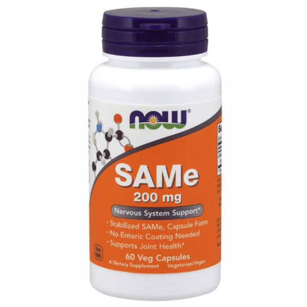 Now Foods SAMe 200mg 60 Caps