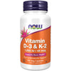 Now Foods Vitamin D-3 & K2 120 Caps