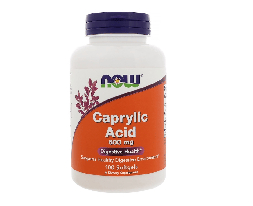 Now Foods Caprylic Acid 600mg 100 Softgels