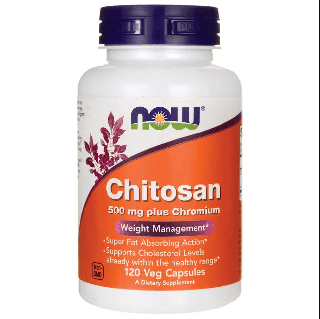 Now Foods Chitosan 500mg Plus Chromium 120 Caps