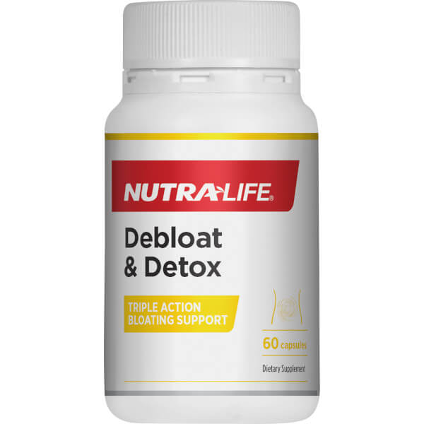 Nutralife Debloat & Detox 60 Caps