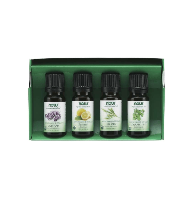 Now Foods Let it Be Organically Organic Essential Oils Kit 4x10ml