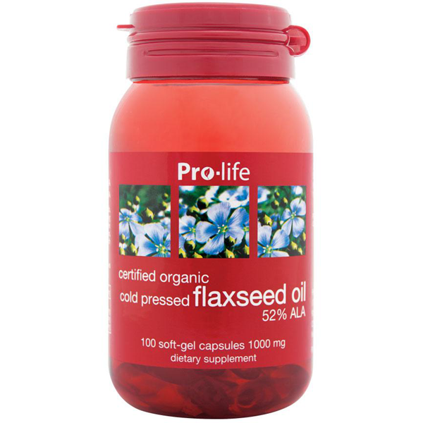 Pro-life Flaxseed Oil 100 Softgels