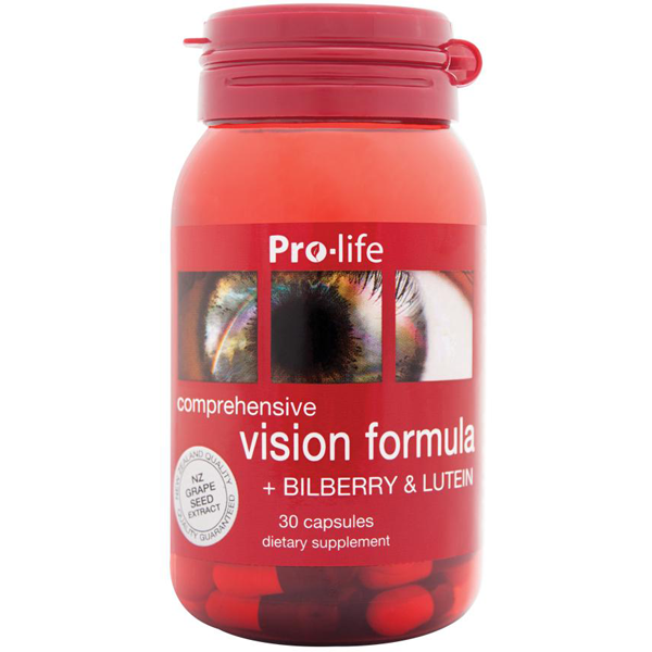 Pro-life Vision Formula 30 Caps | Vitamins NZ, Vitamins, Minerals and ...