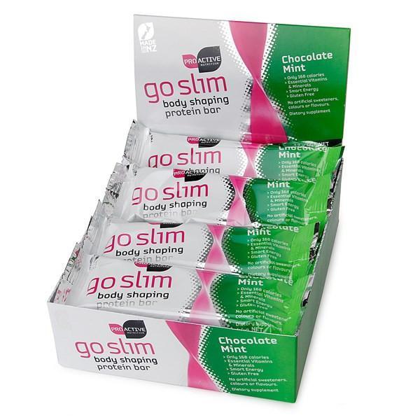 ProActive Go Slim Bar 44g x 12 Bars - Supplements.co.nz