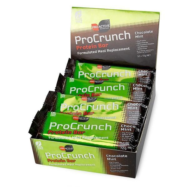 ProActive ProCrunch Bars 72g x 12 Bars - Supplements.co.nz