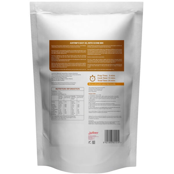 Justine's Easy as Keto Scone Mix 135g