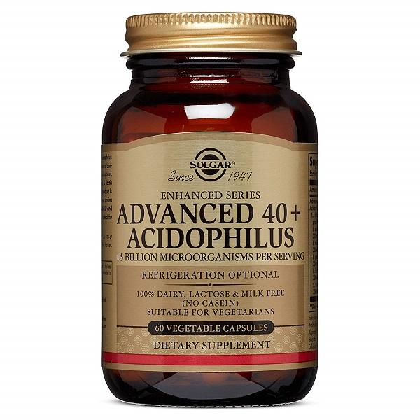 Solgar Advanced 40+ Acidophilus 60 Vegetable Capsules