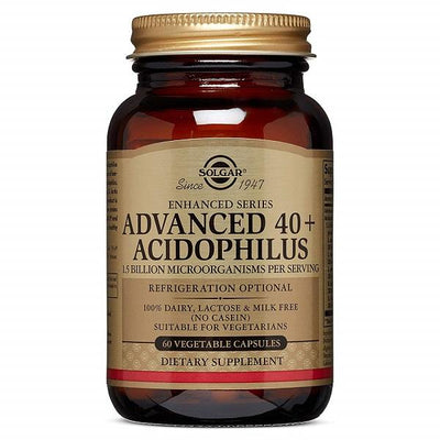 Solgar Advanced 40+ Acidophilus 60 Vegetable Capsules