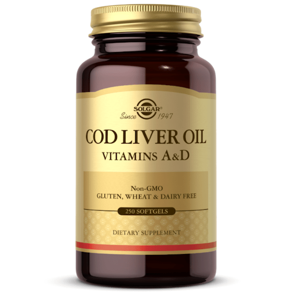 Solgar Cod Liver Oil 250 Softgels