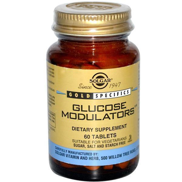 Solgar Gold Specifics Glucose Modulators 60 Vegetable Tablets-Physical Product-Solgar-Supplements.co.nz