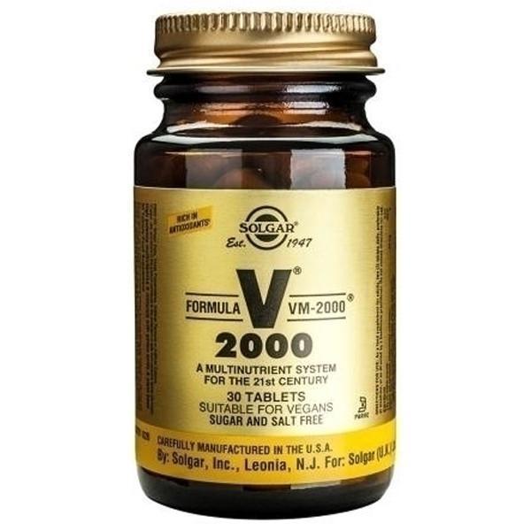 Solgar VM 2000 Multi-Nutrient 30 Tabs-Physical Product-Solgar-Supplements.co.nz