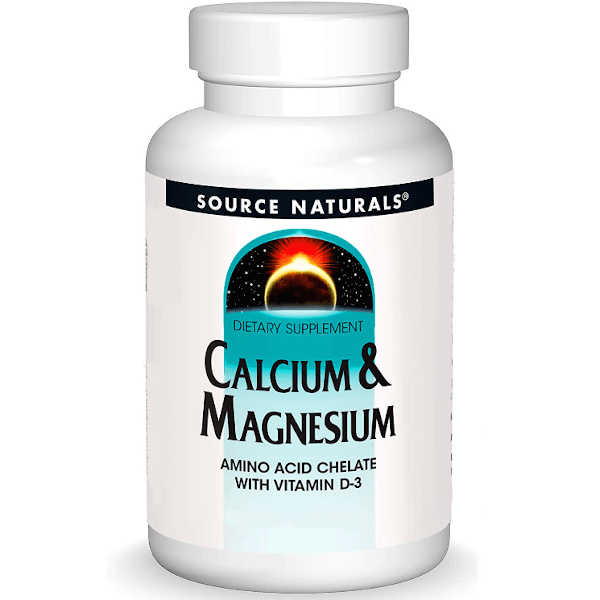 Source Naturals Calcium & Magnesium 100 Tabs