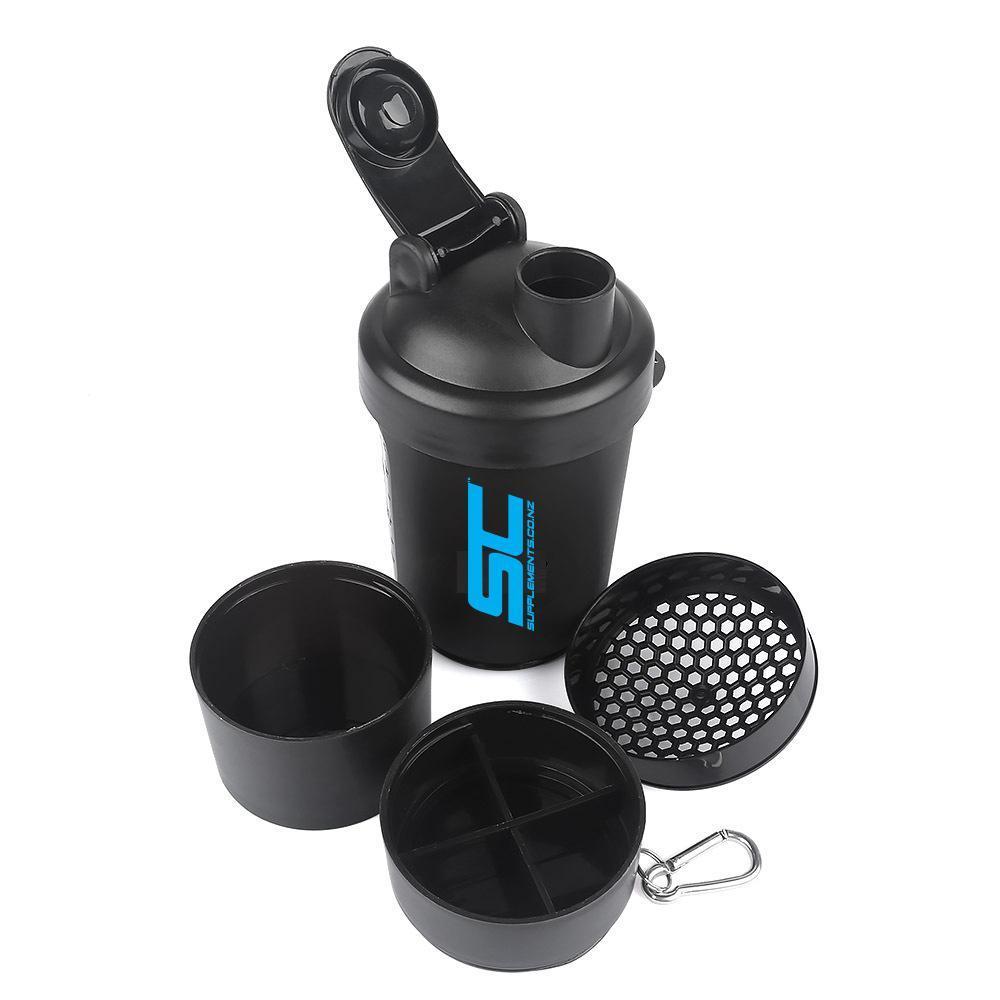 Supplements.co.nz 3 in 1 Shaker 400ml - Supplements.co.nz