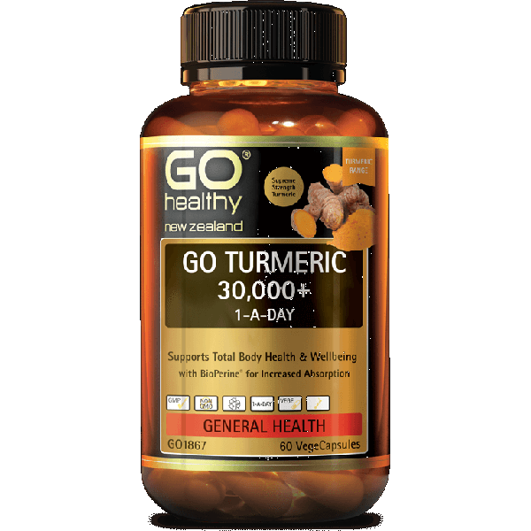 Go Healthy Go Turmeric 30,000+ 1-A-Day 60 Caps