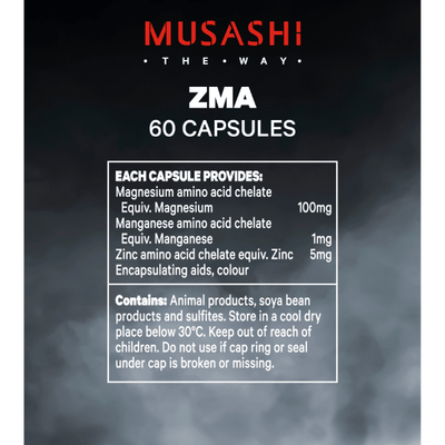 Musashi ZMA+ 60 Caps