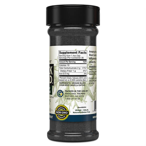Amazing Herbs Black Cumin Seed 113g