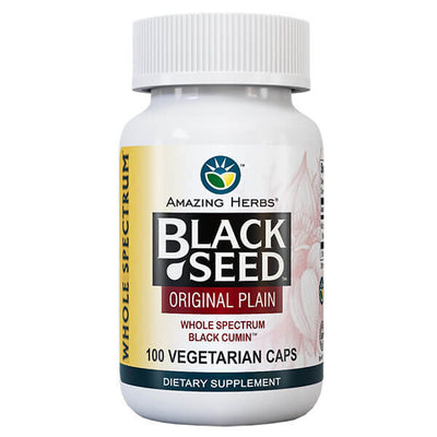 Amazing Herbs Black Seed Original Plain 100 Caps