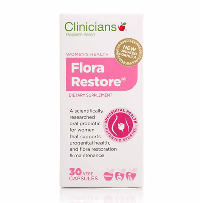 Clinicians Flora Restore 30 Capsules + FREE Clinicians Flora Restore 10 Pack