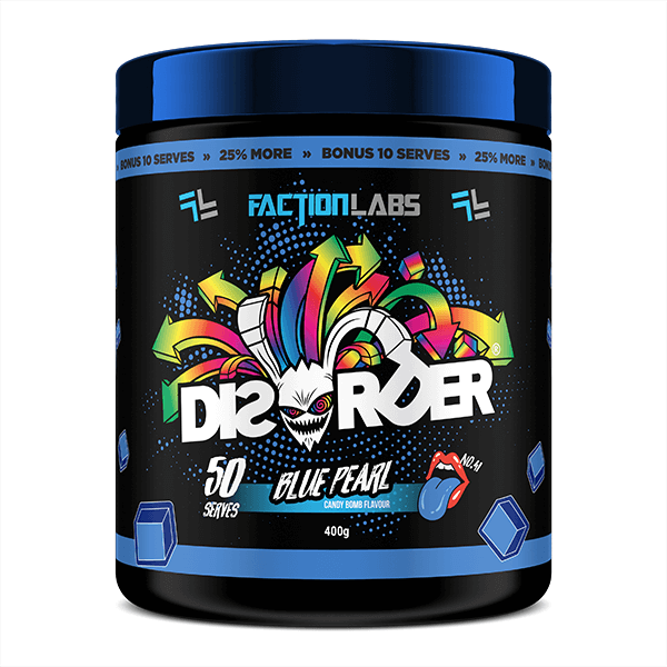 Faction Labs Disorder 50 Serves + FREE Creatine 150g