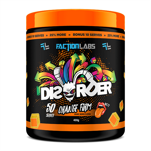 Faction Labs Disorder 50 Serves + FREE Creatine 150g