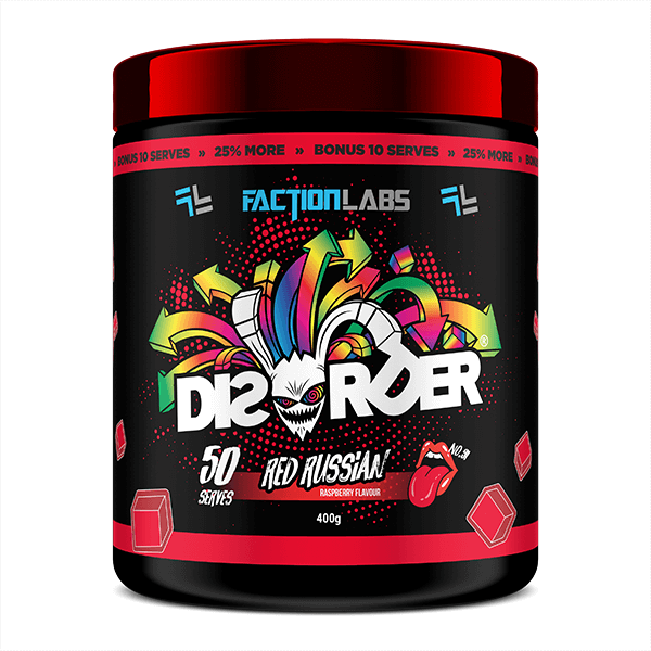 Faction Labs Disorder 50 Serves + FREE Creatine 150g
