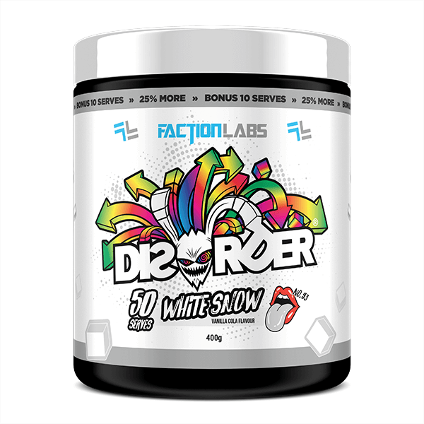 Faction Labs Disorder 50 Serves + FREE Creatine 150g