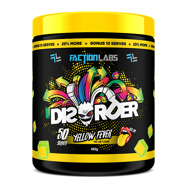 Faction Labs Disorder 50 Serves + FREE Creatine 150g