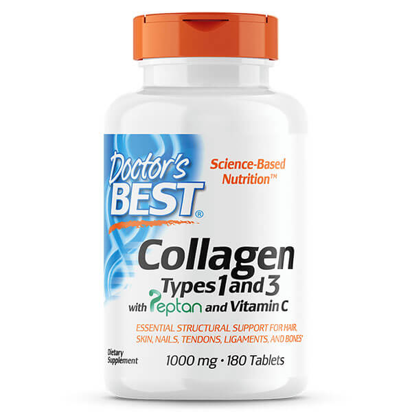 Doctor's Best Collagen Types 1 & 3 1000mg 180 Tablets