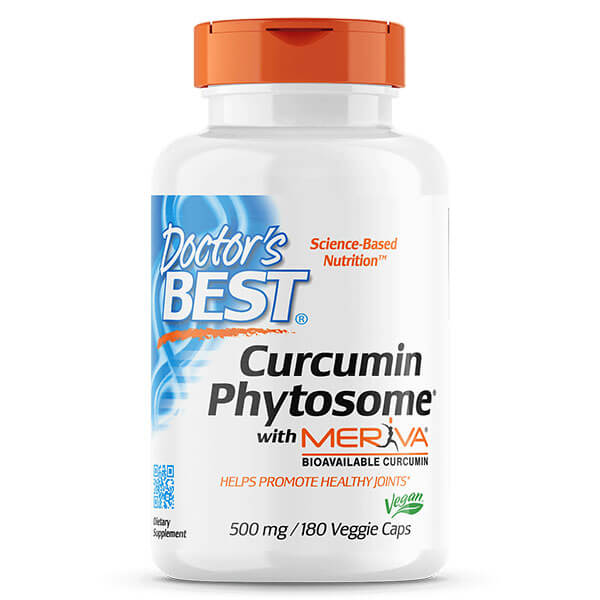 Doctor's Best Curcumin Phytosome Featuring Meriva 180 Veggie Caps