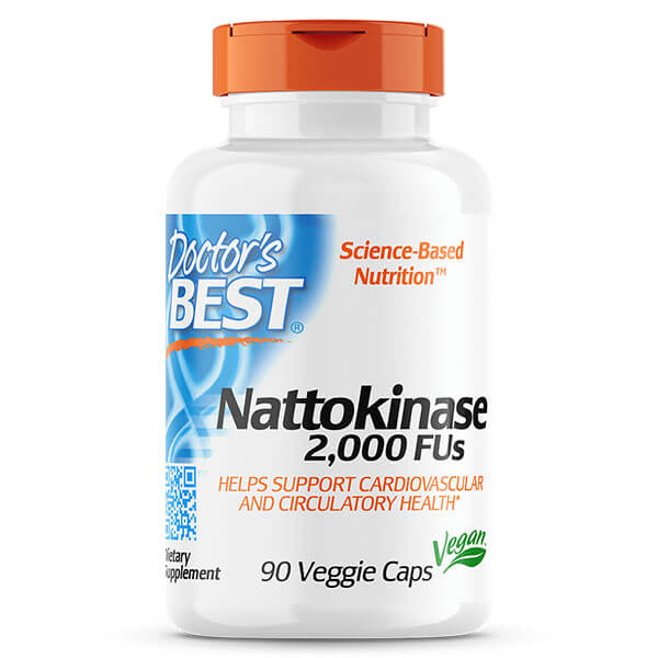 Doctor's Best Nattokinase 2,000 FU 90 Veggie Caps