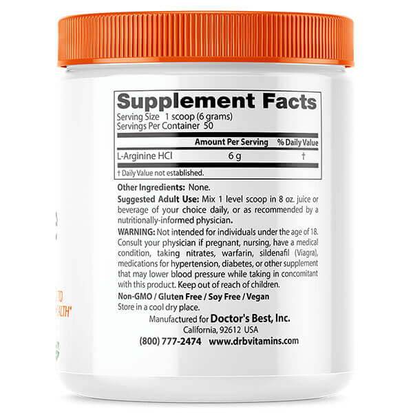 Doctor's Best L-Arginine Powder 300g