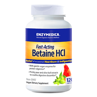 Enzymedica Betaine HCl 120 Caps