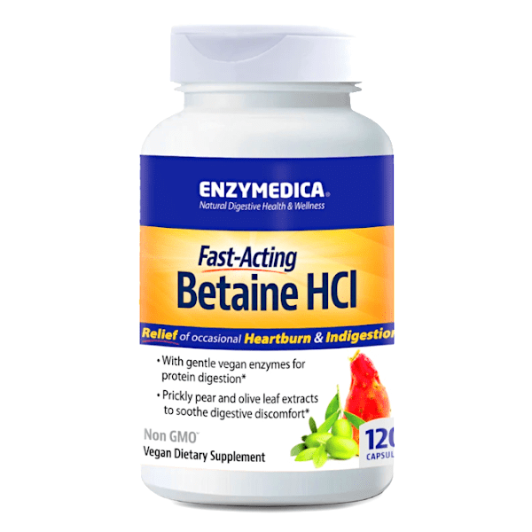 Enzymedica Betaine HCl 120 Caps
