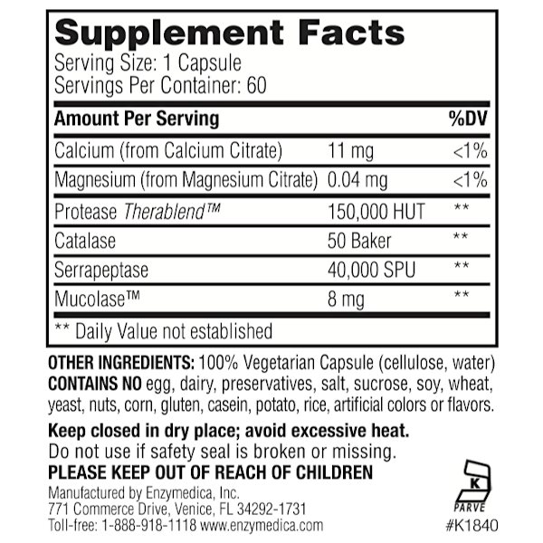 Enzymedica Enzyme Defense 60 Caps
