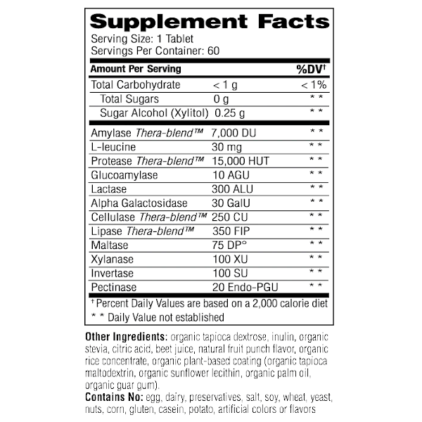 Enzymedica Kids Digest 60 Chewables