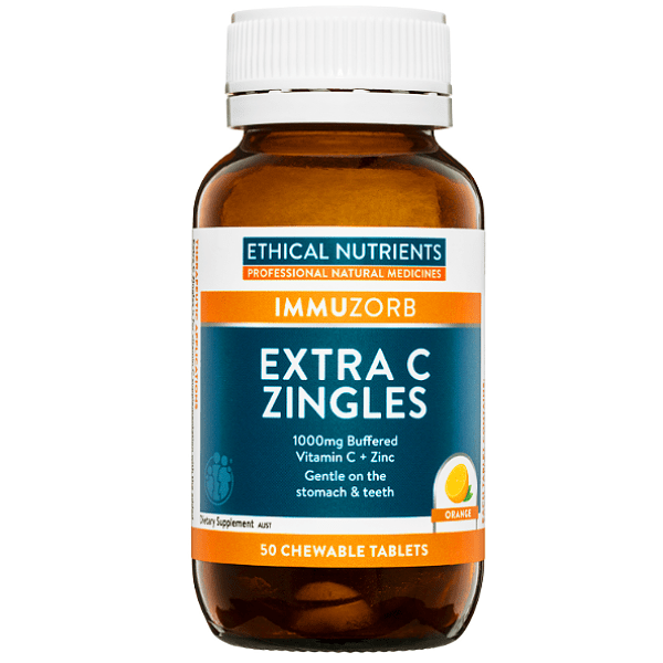 Ethical Nutrients Immuzorb Extra C Zingles 50 Chewables