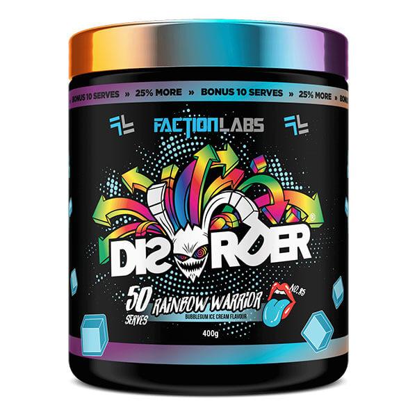 Faction Labs Disorder 50 Serves + FREE Creatine 150g
