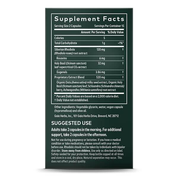 Gaia Herbs Stress Response 30 Caps